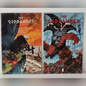 (Lot Of 2) 2015 THE GODDAMNED 1st Print Before The Flood #1 & #2 Image Comics. T